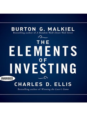 cover image of The Elements of Investing